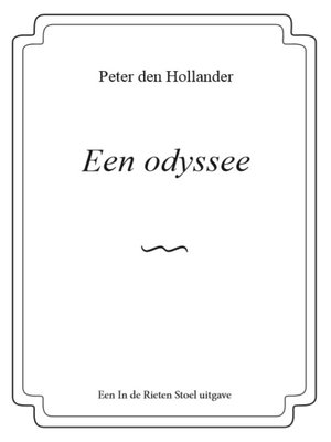 cover image of Een odyssee